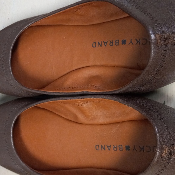 Lucky Brand Brown Ballet Flats - Picture 11 of 12